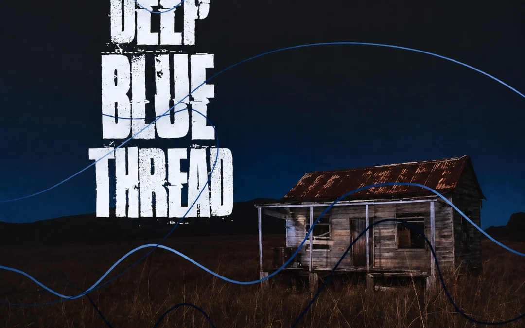 Deep blue thread